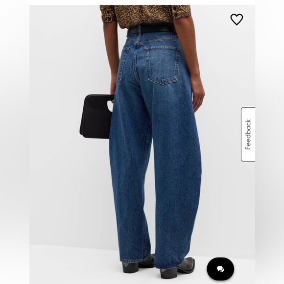 Frame Denim Blue Wide Leg Jeans - Picture 2 of 9